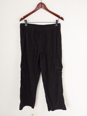 Gap Linen Blend Cargo Pants Size Medium Classic Utility Style